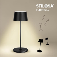 Stilosa 3 XL - Stmívatelná LED dobíjecí stolní lampa IP54 pro vnitřní i venkovní použití - Dobíjecí - Teplá barva světla - Desig